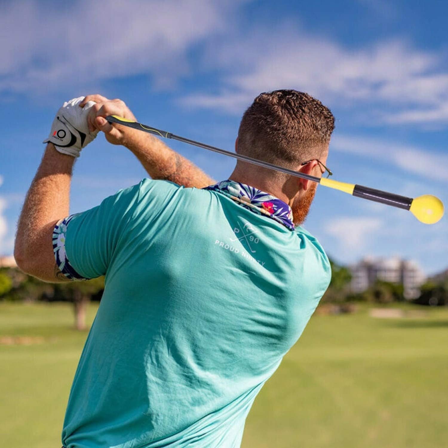 Golf Swing Trainer Aid 40" 48" Warm Up Tempo Stick Grip Tool