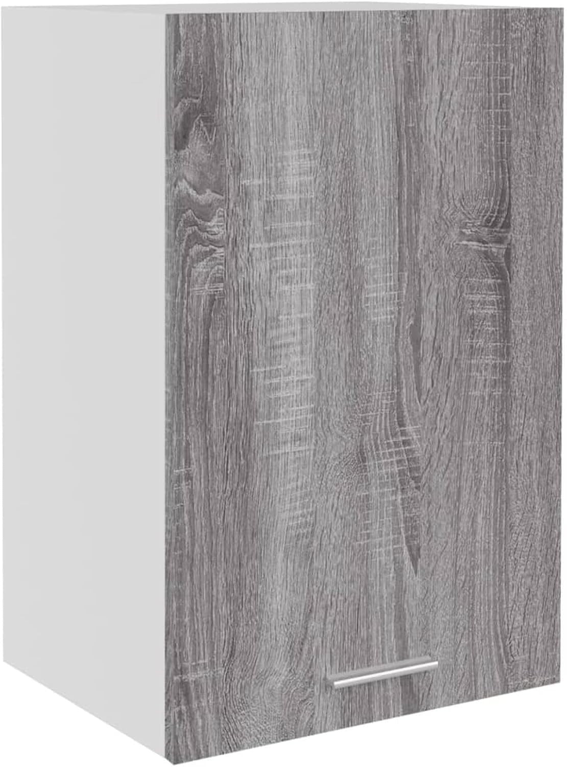 Space-Saving Kitchen Wall Cabinet with Shelves, Grey Sonoma 39.5x31x60cm