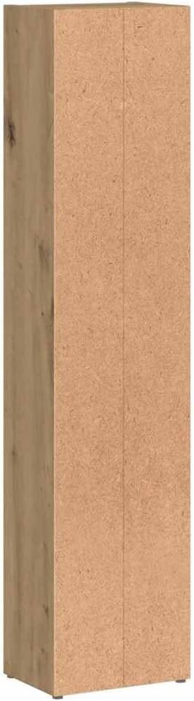 2 Pack CD Storage Cabinets Media Shelf Bookcase Display Unit Oak 80 CD