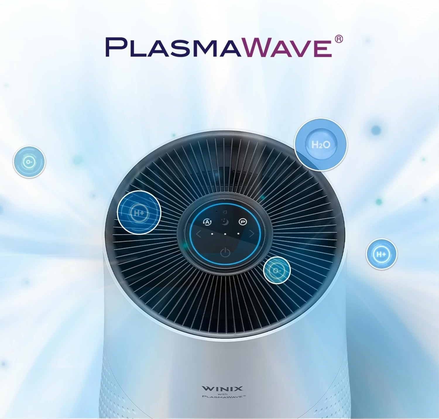 HEPA Air Purifier CADR 228m³/h Bedroom 45m² Allergy Auto Sleep