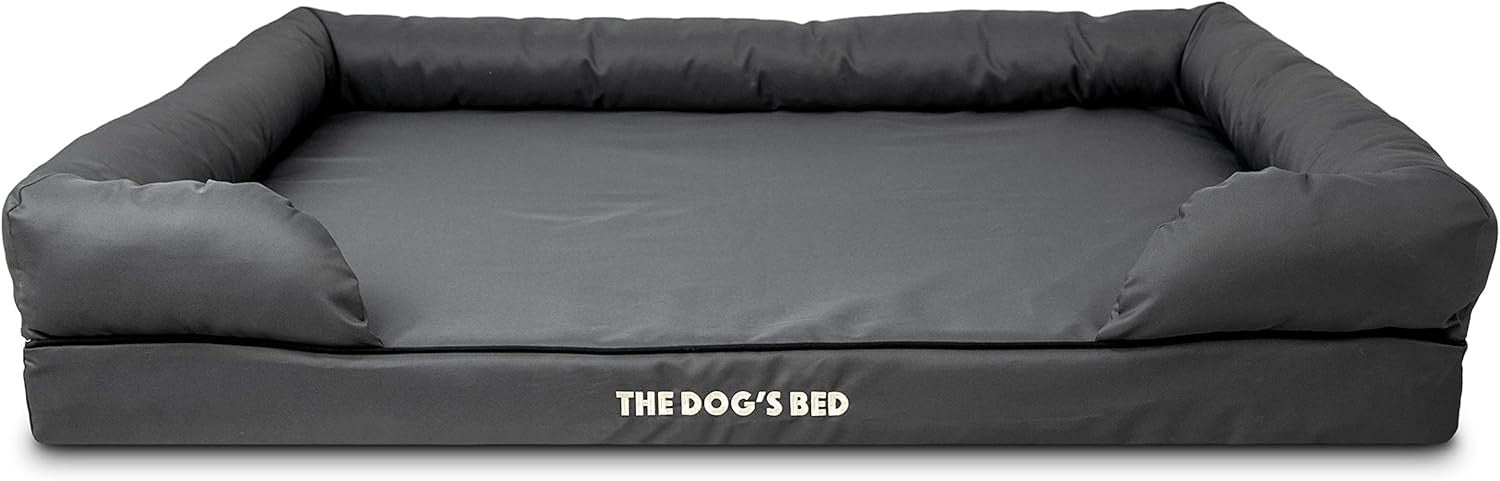 XXL Orthopedic Memory Foam Dog Bed Washable Bolster