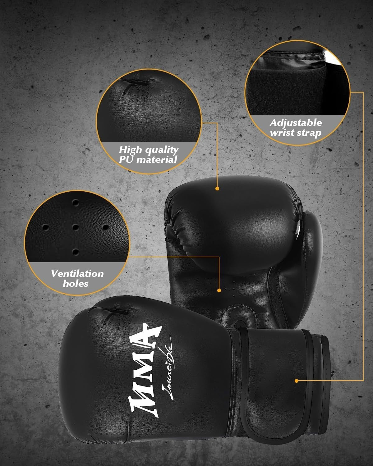 Unfilled 120cm Hanging Boxing Bag Set Microfiber MMA Training Kit