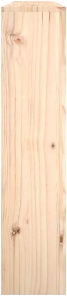 Radiator Cover Slatted Wood Shelf 153x19x84cm Natural Finish | Easy Assembly