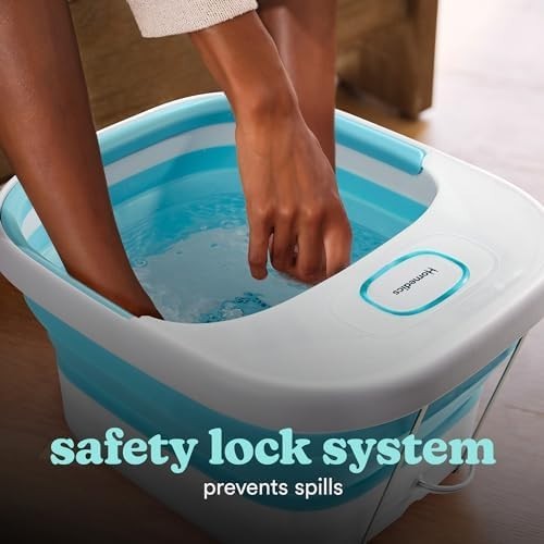 Collapsible Foot Spa Massager | HeatKeep Tech & Bubble Massage