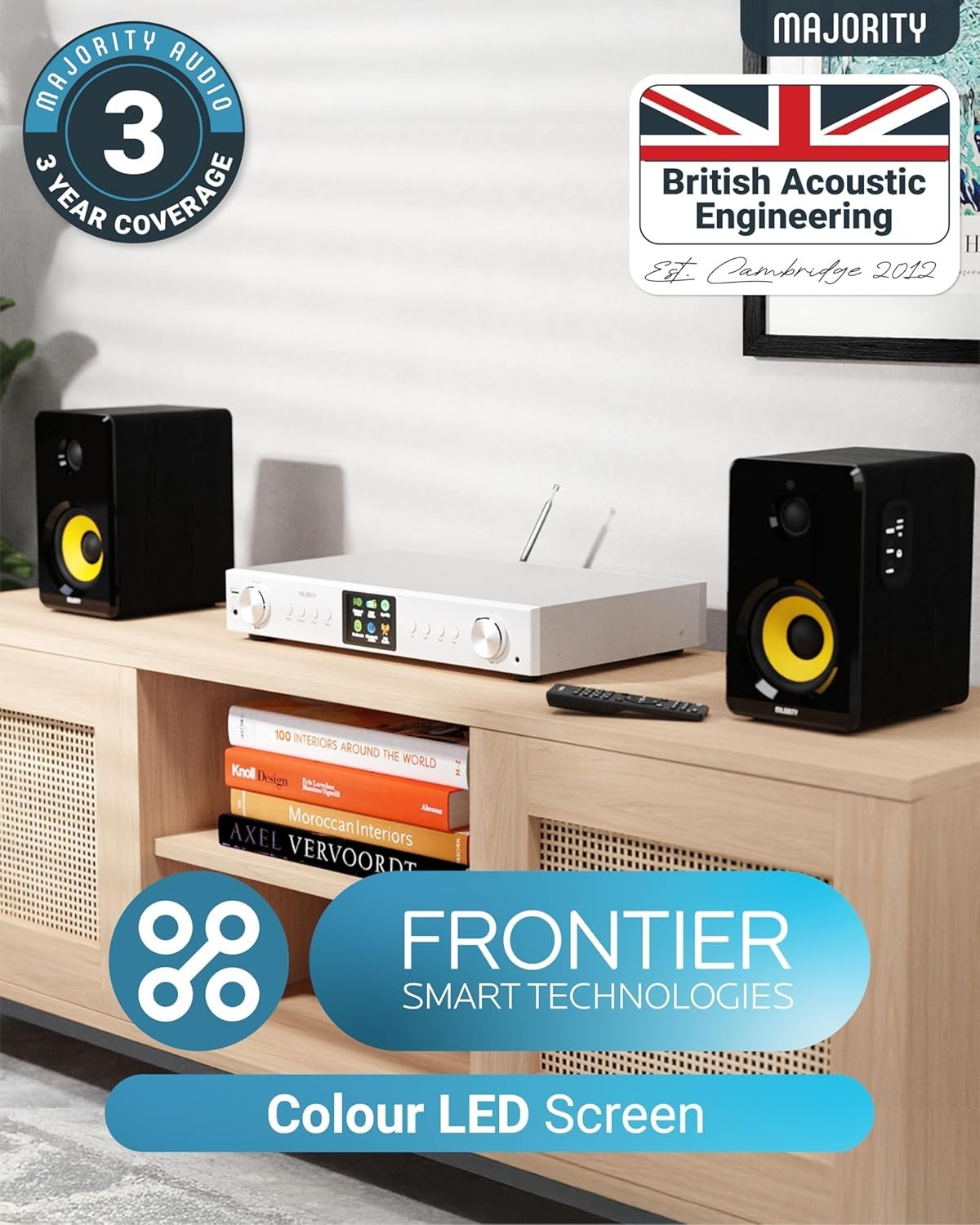 Bluetooth Internet Radio with DAB+/FM, Spotify, Podcasts & Remote
