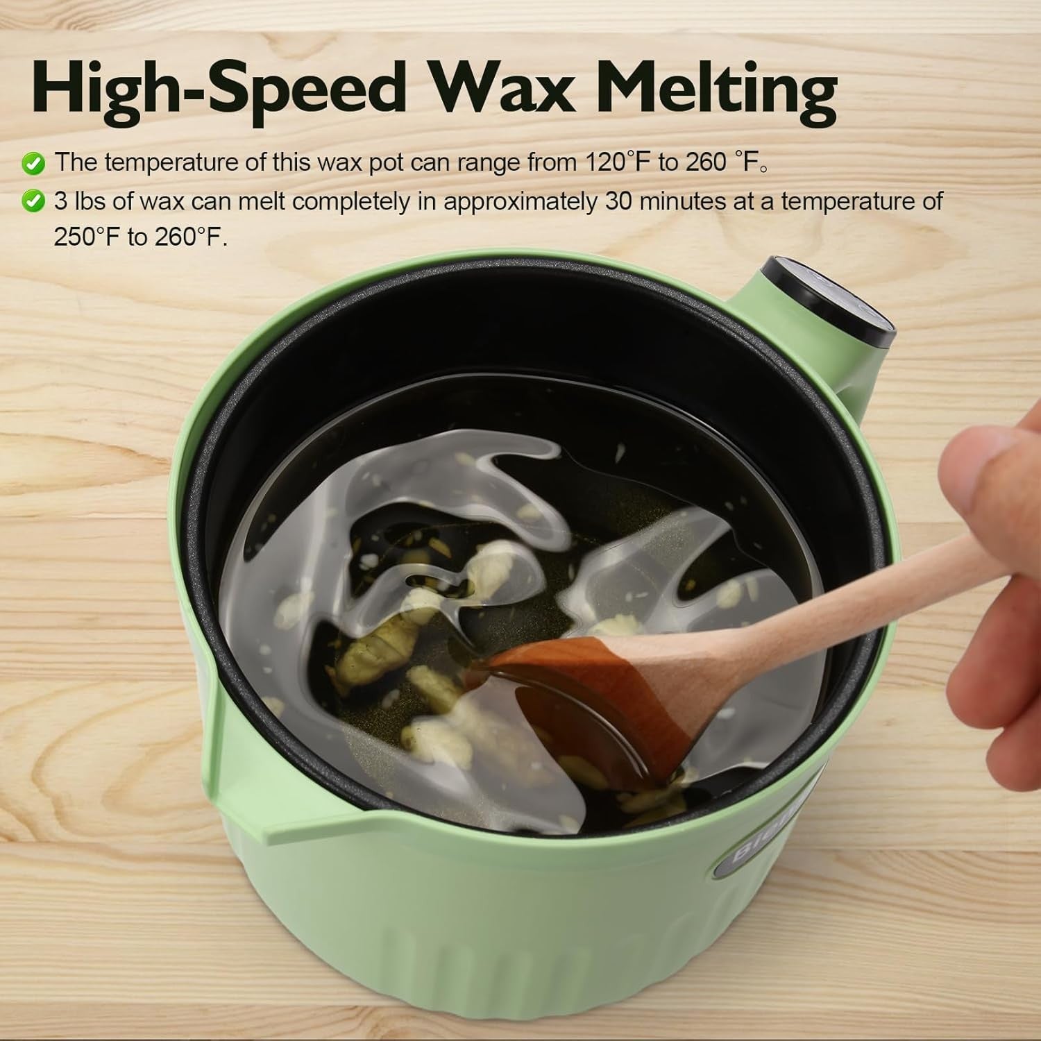 Digital Wax Melter Pot 1.5L Electric Candle Soap Wax Melting Heater