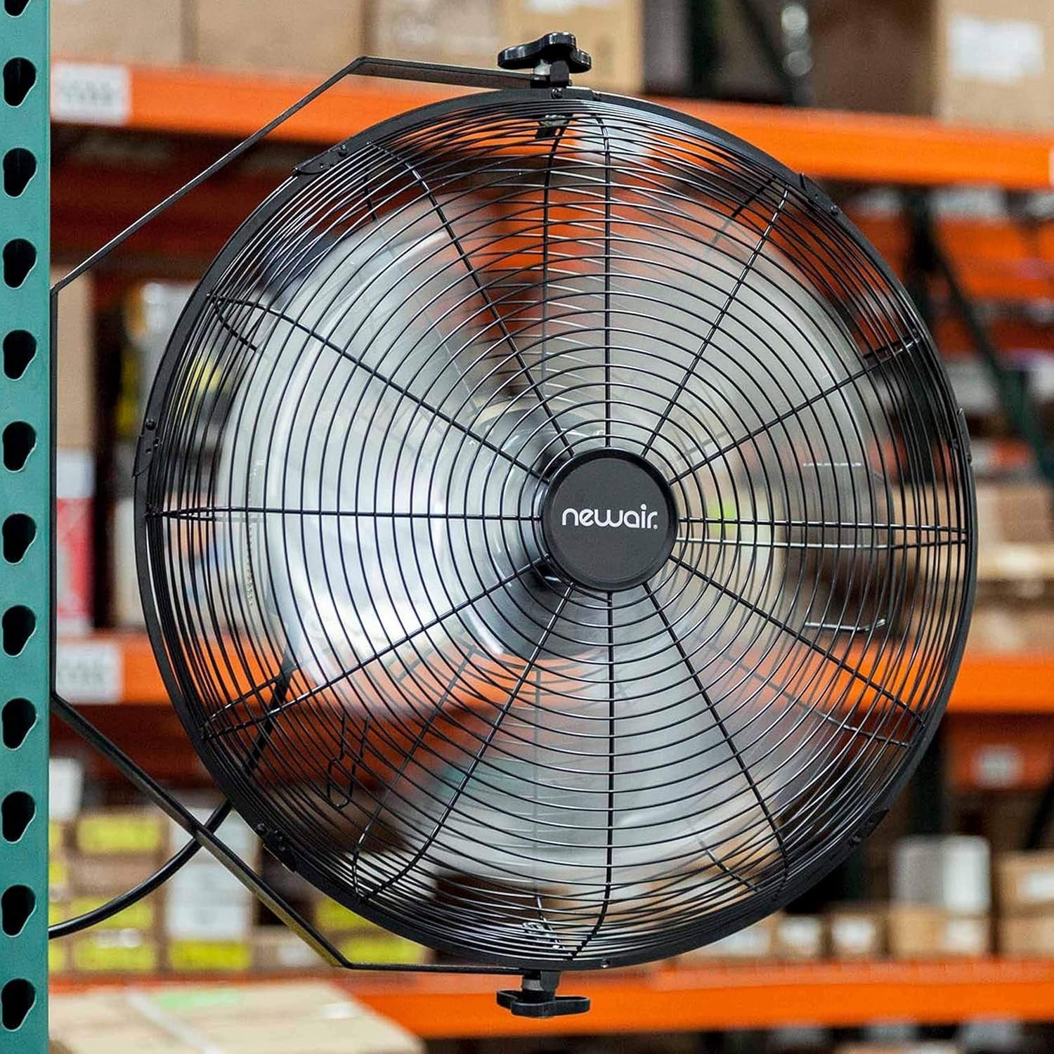 18" Wall Fan – High-Velocity 3000CFM Industrial Cooling w/ 3-Speed Metal Blades