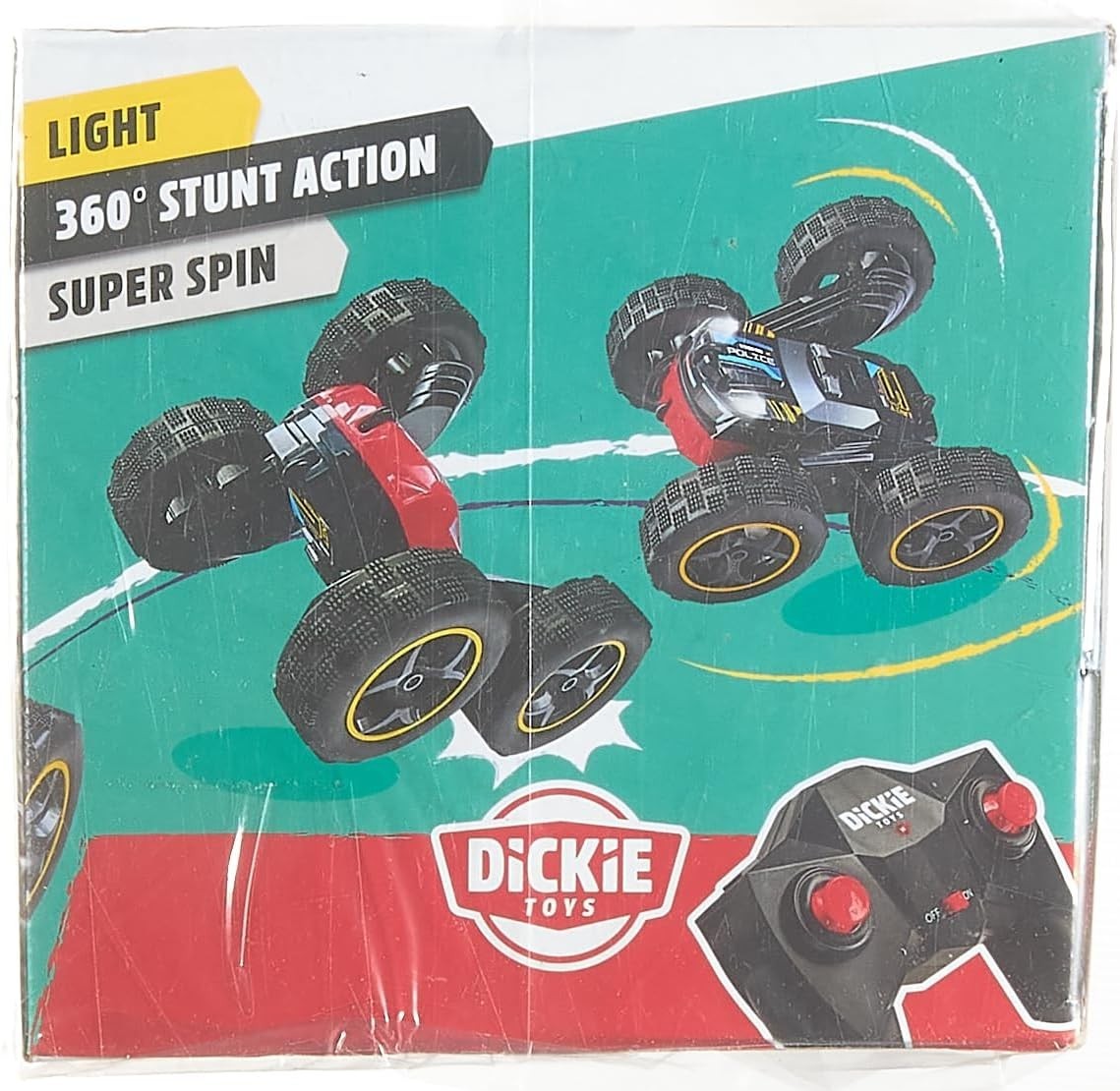 RC Tumbling Flippy Stunt Car for Kids 6+, 2-in-1 Flips w/ 180° Rotation