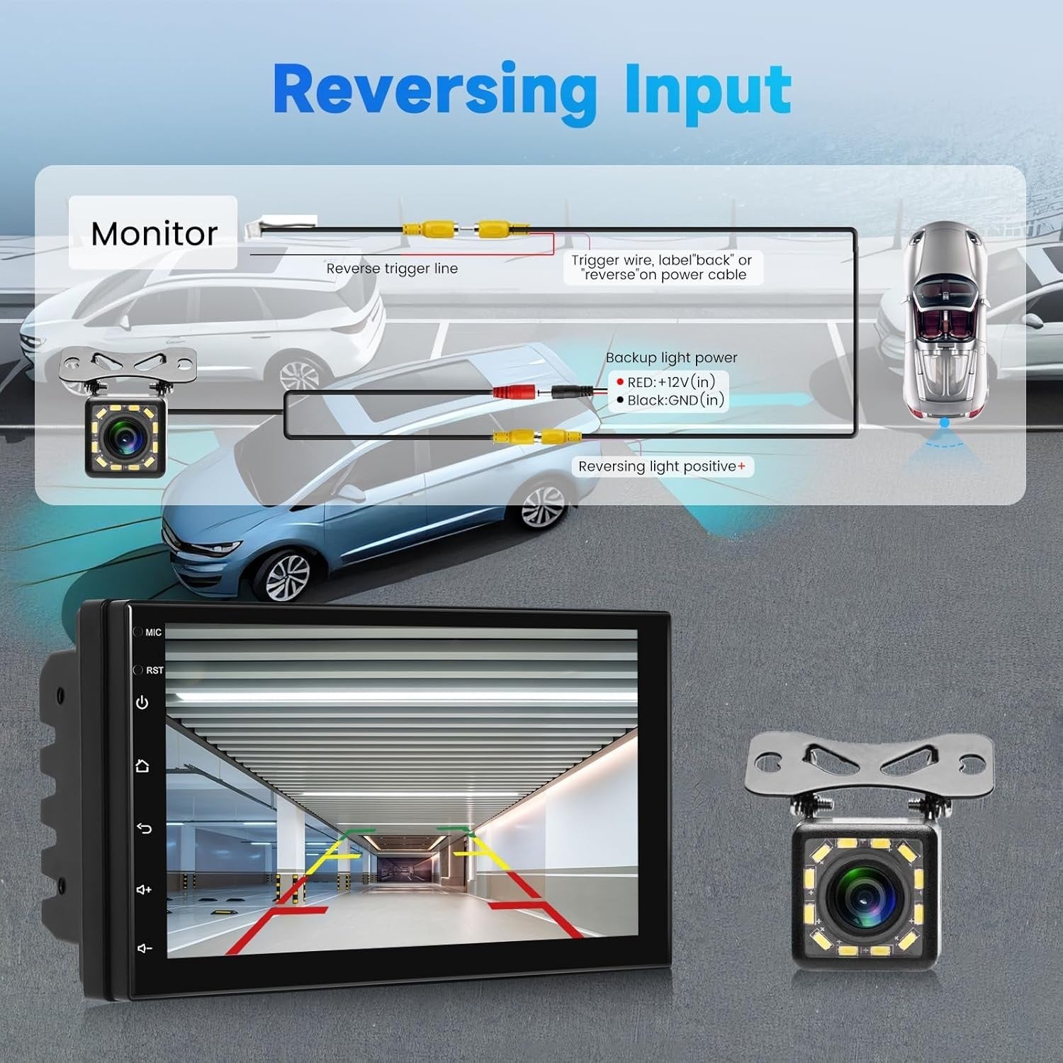 7" Android Car Stereo Double Din GPS Radio Bluetooth WiFi MP5