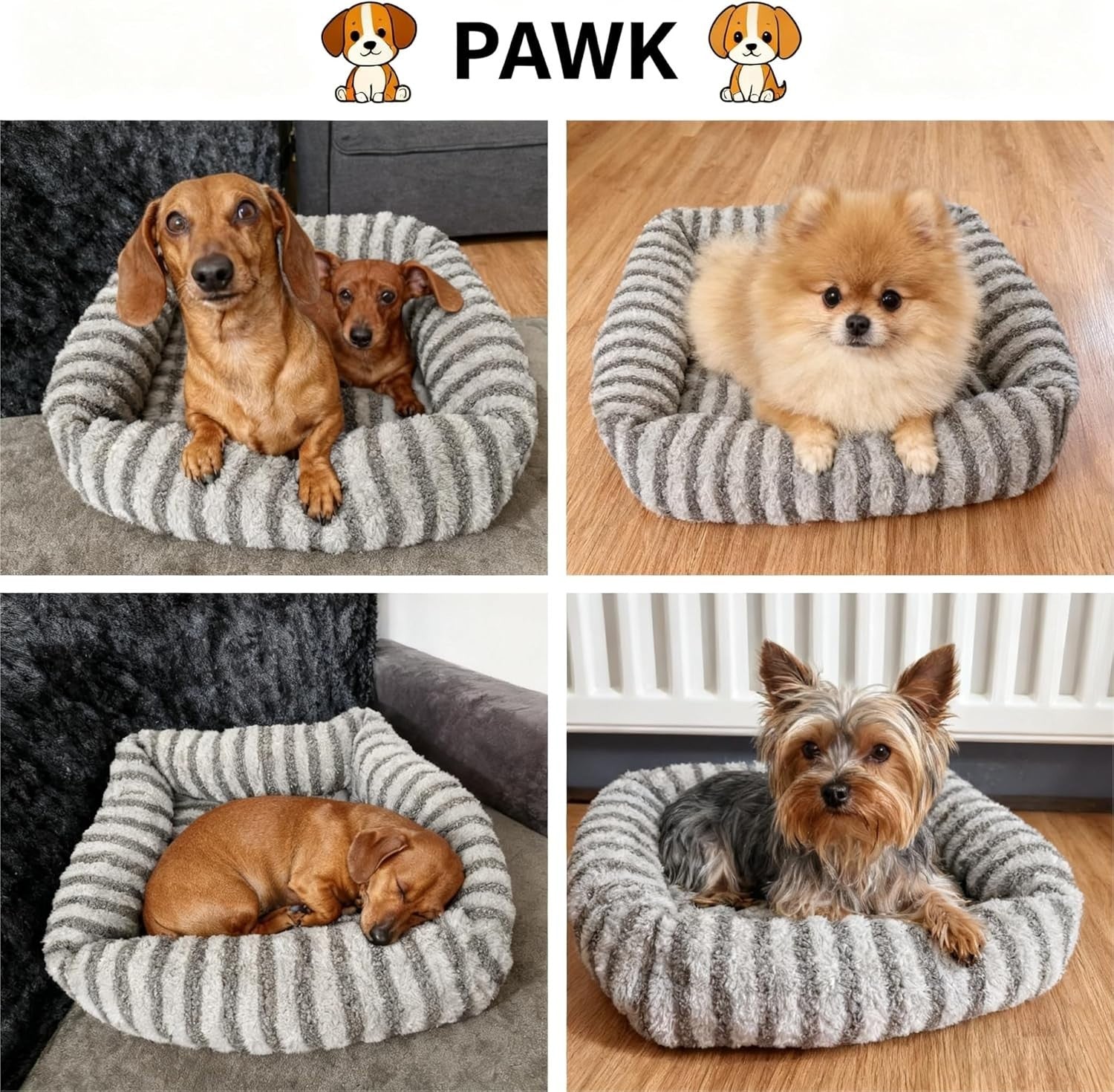 XXL Orthopedic Dog Bed 107x76x25cm Memory Foam Washable