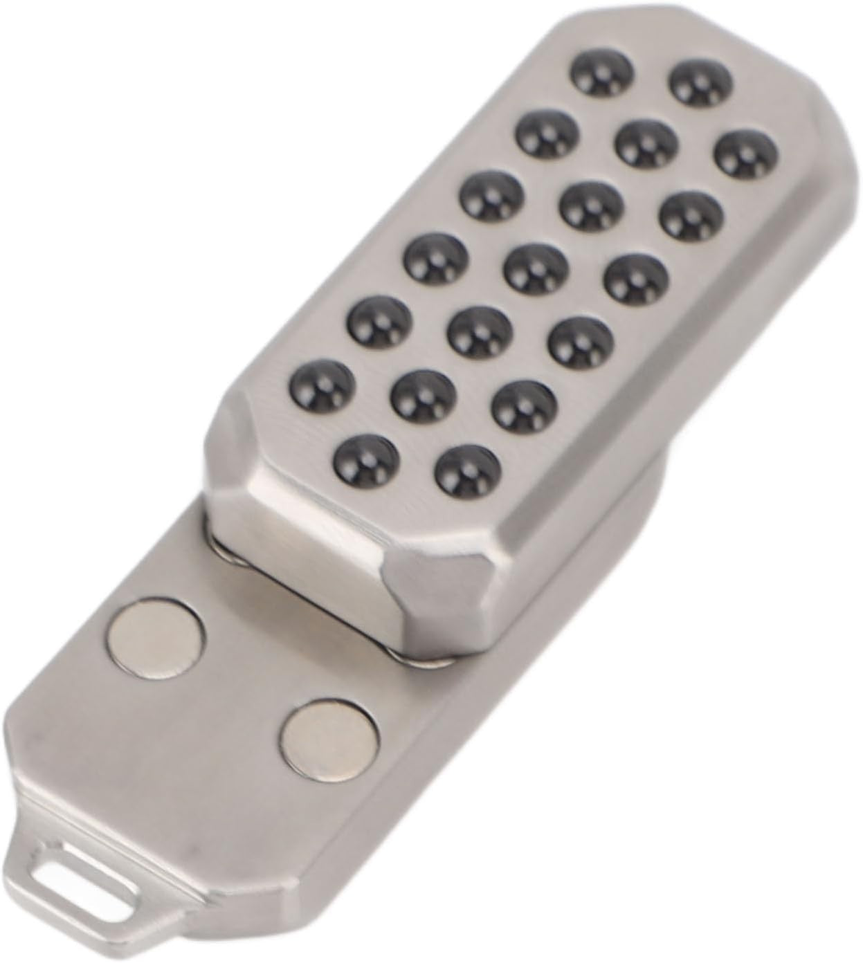 Stainless Steel Push Slider Fidget Stress Relief Pocket Focus Toy