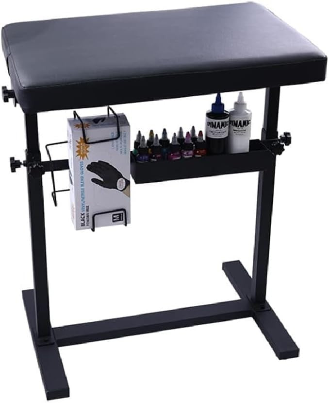 Oversized Tattoo Armrest Stand Adjustable Height Padded Artist Support Station