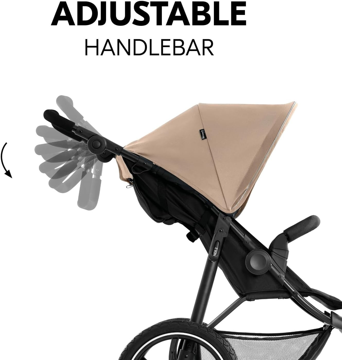 All Terrain Baby Pushchair XL Air Wheels Reclining From Birth 22kg Raincover
