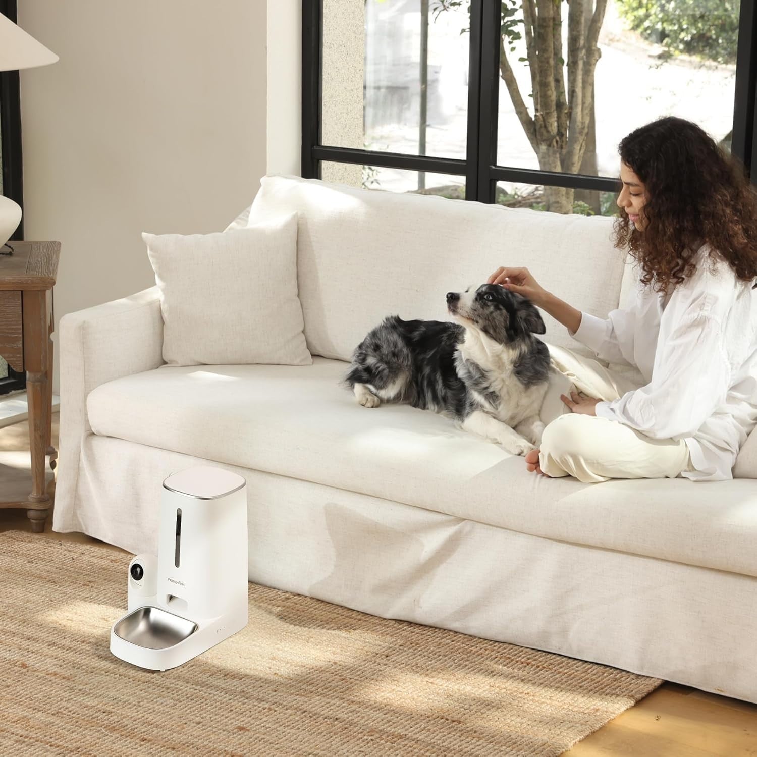 Smart Cat Feeder with Camera 1080P WiFi App Control 2 Way Audio