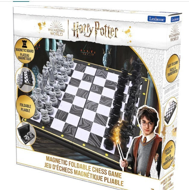 Magnetic Foldable Chess Set | 32 Piece Family Strategy Game | Portable Board