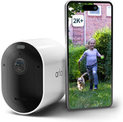 2K Wireless Security Camera Outdoor Battery WiFi Night Vision Siren