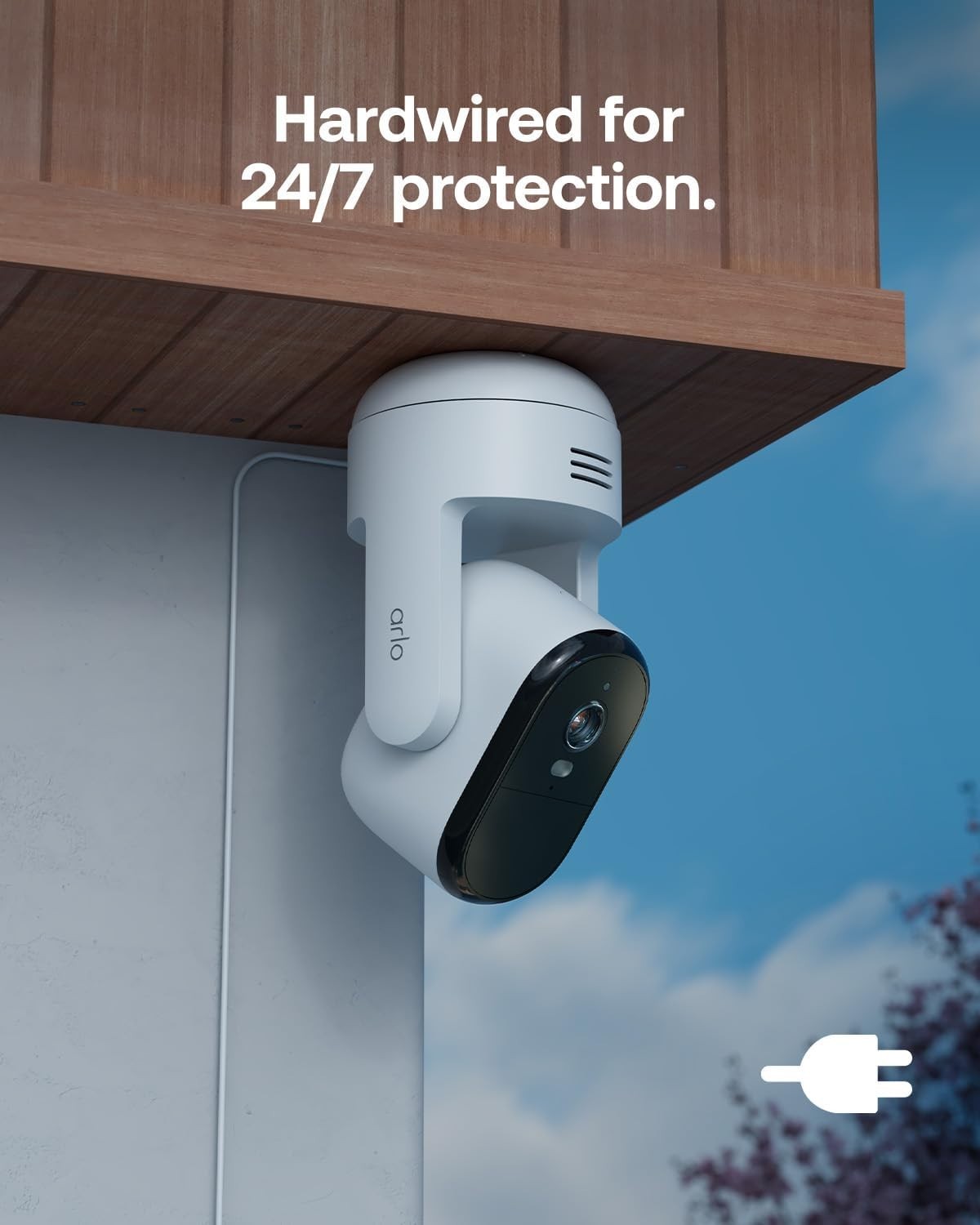 360° PTZ Outdoor Security Camera HD Color Night Vision Alexa CCTV