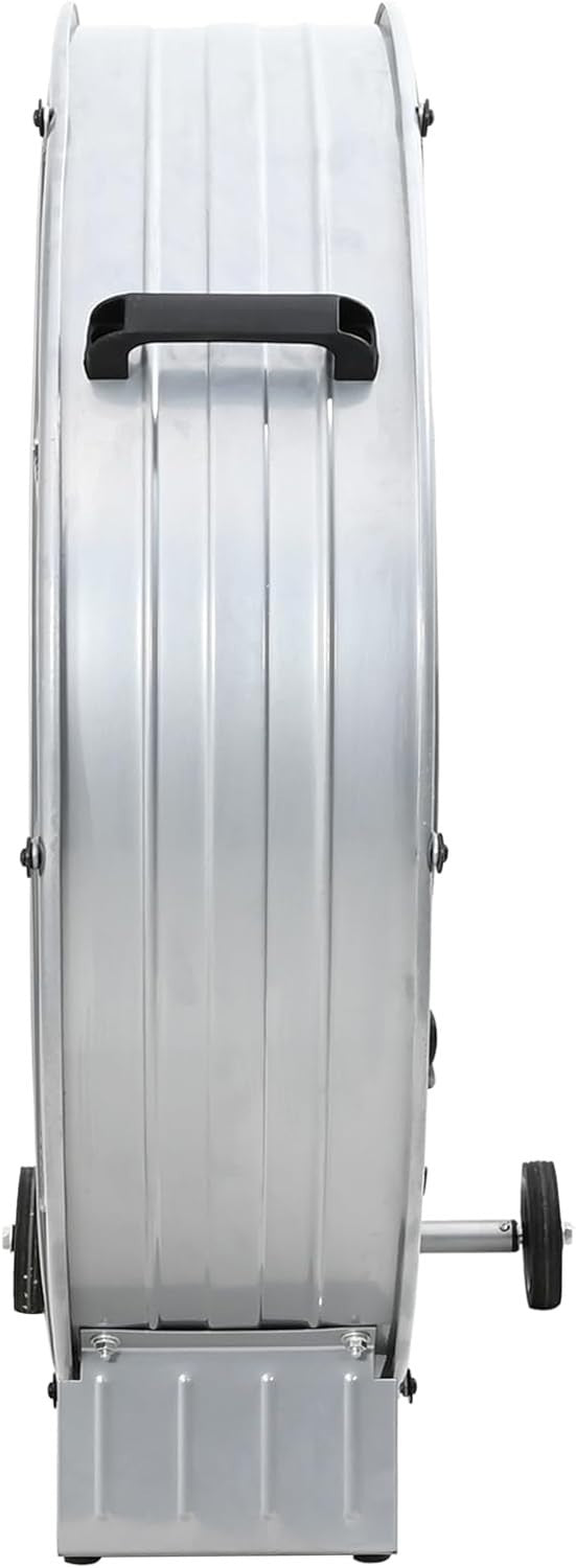 77cm Drum Floor Fan on Wheels – 3-Speed Heavy Duty Industrial Cooling for Garage