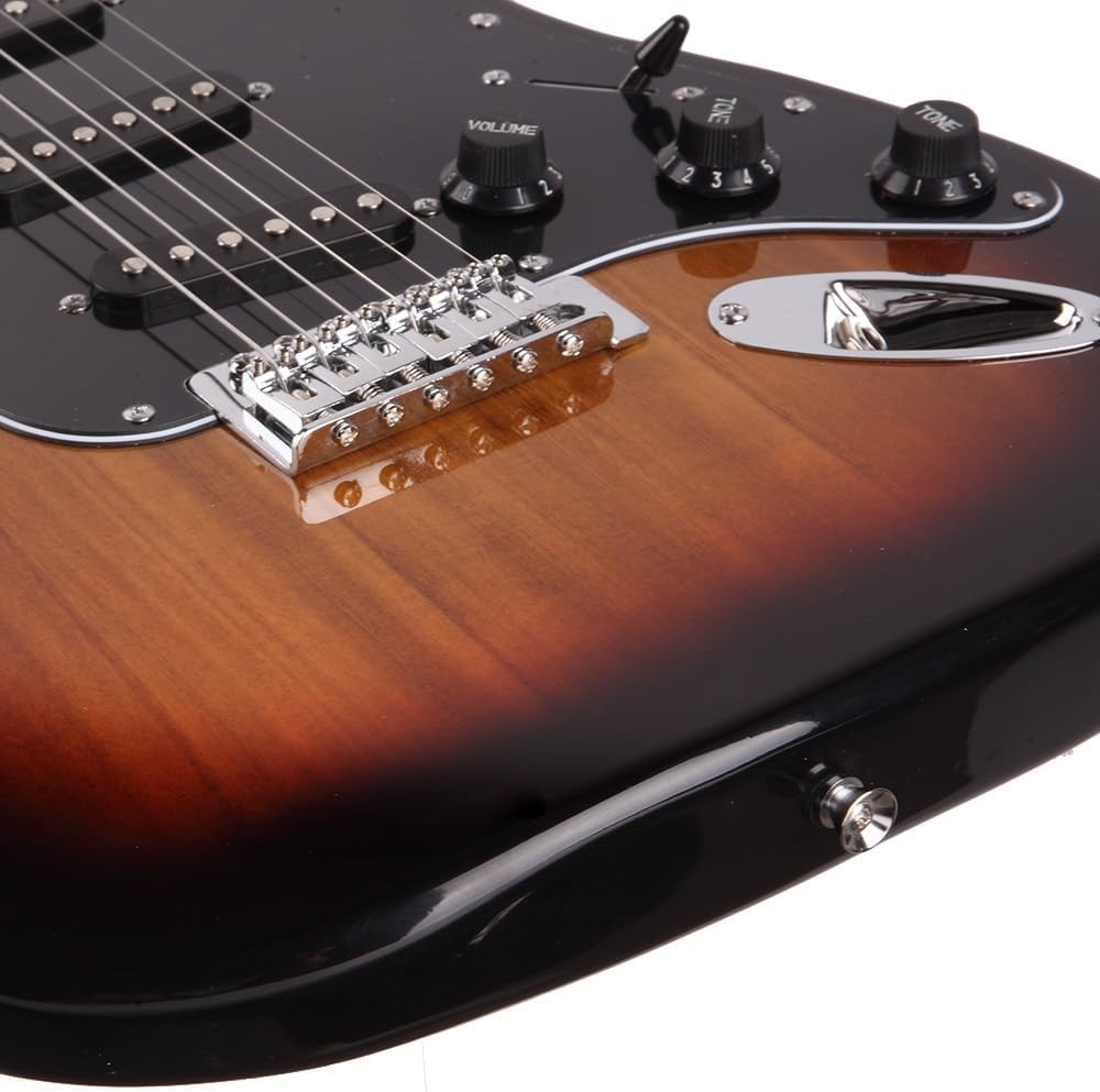 Full Size Electric Guitar Starter Kit with 20W Amp Sunburst