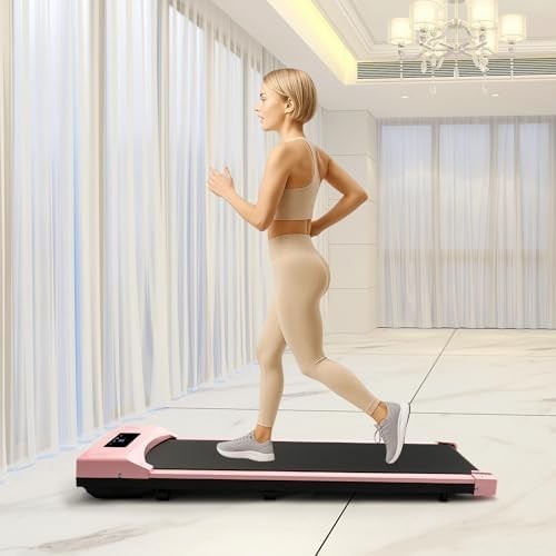 Under Desk Motorised Treadmill w/ LCD Display & Remote – Slim Home Gym