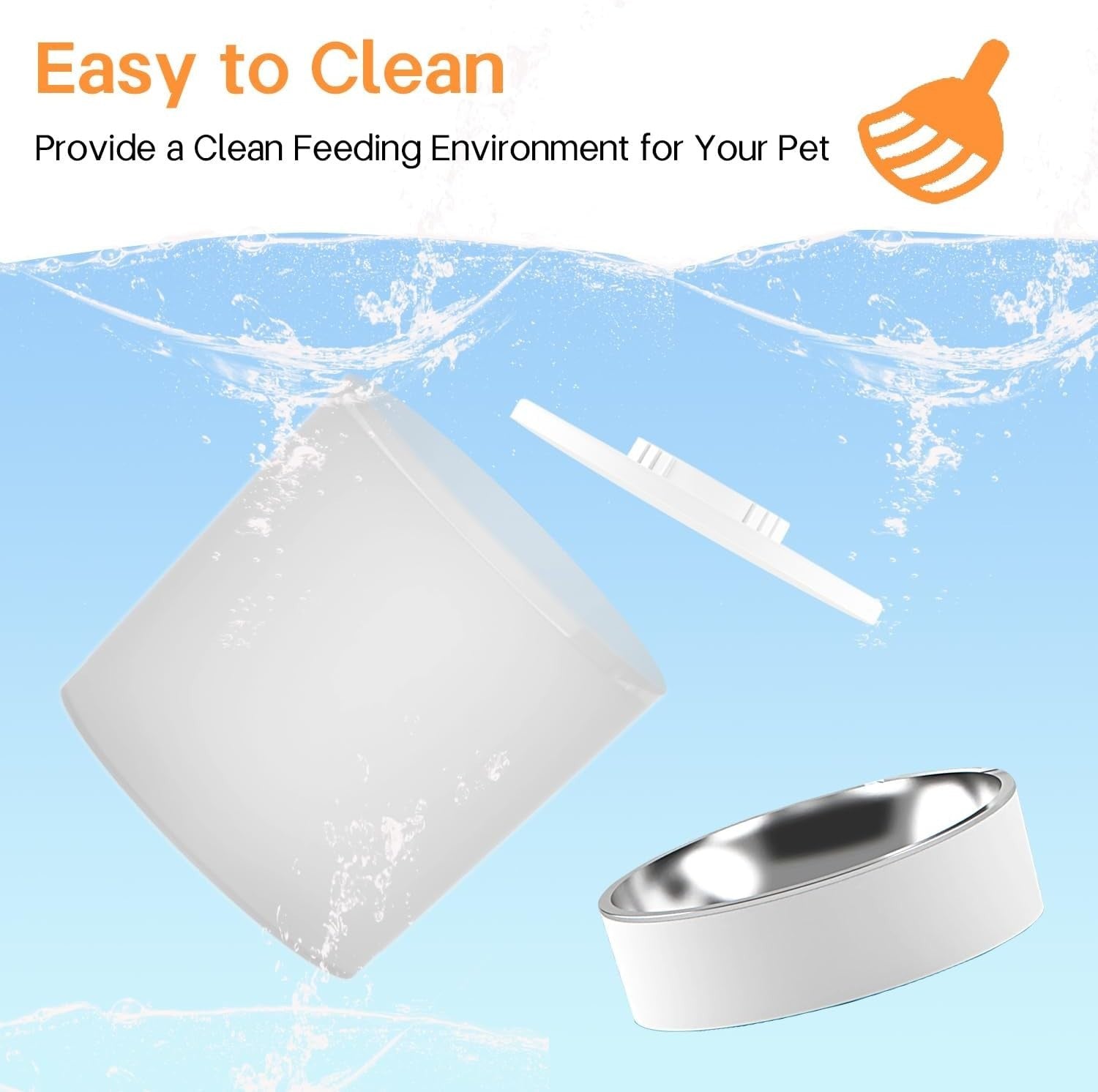 Smart Pet Feeder 2K Camera WiFi App Control 6L Auto Cat Dog Feeder