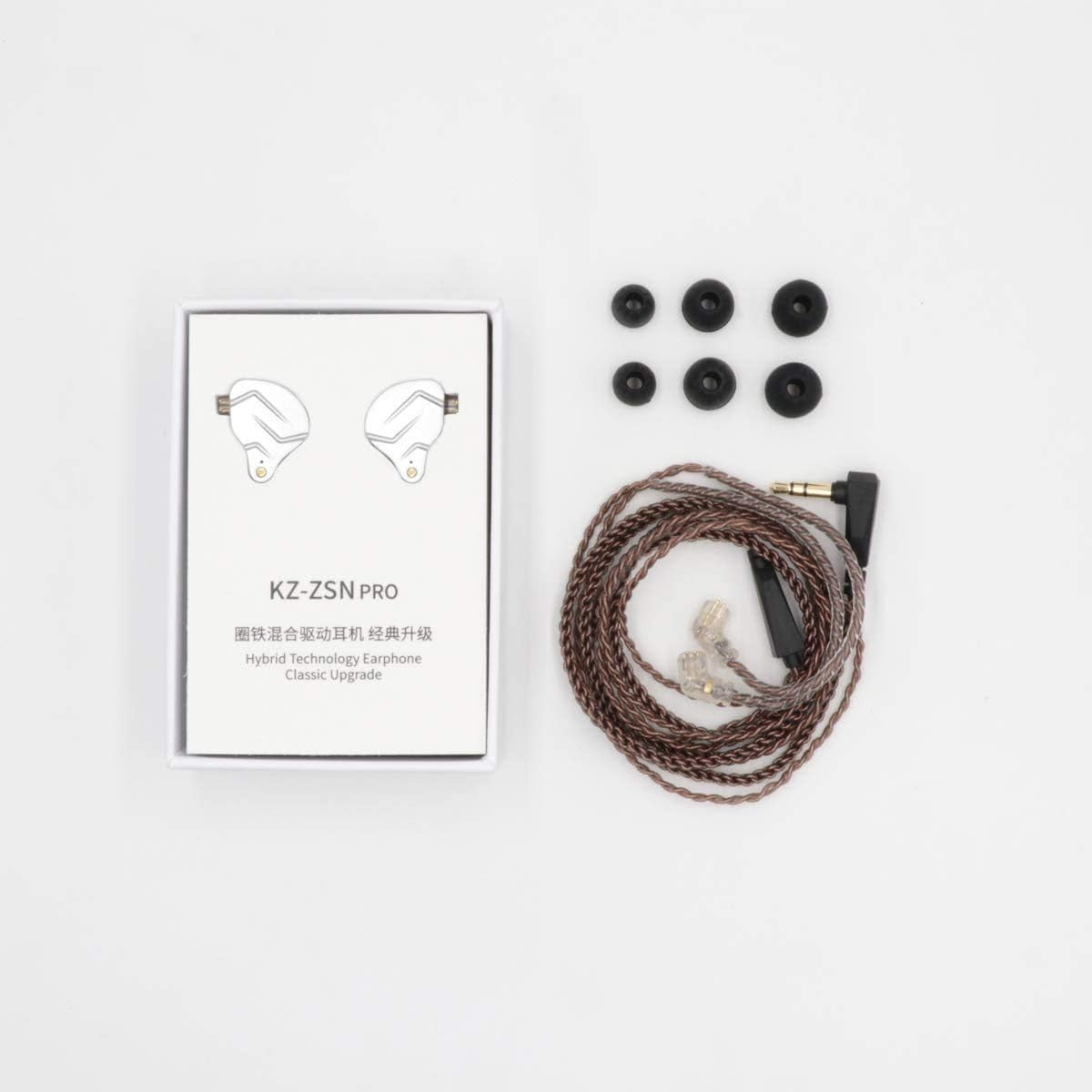 Blue Metal Hybrid Earphones 1BA+1DD HiFi Dual Driver Detachable Cable