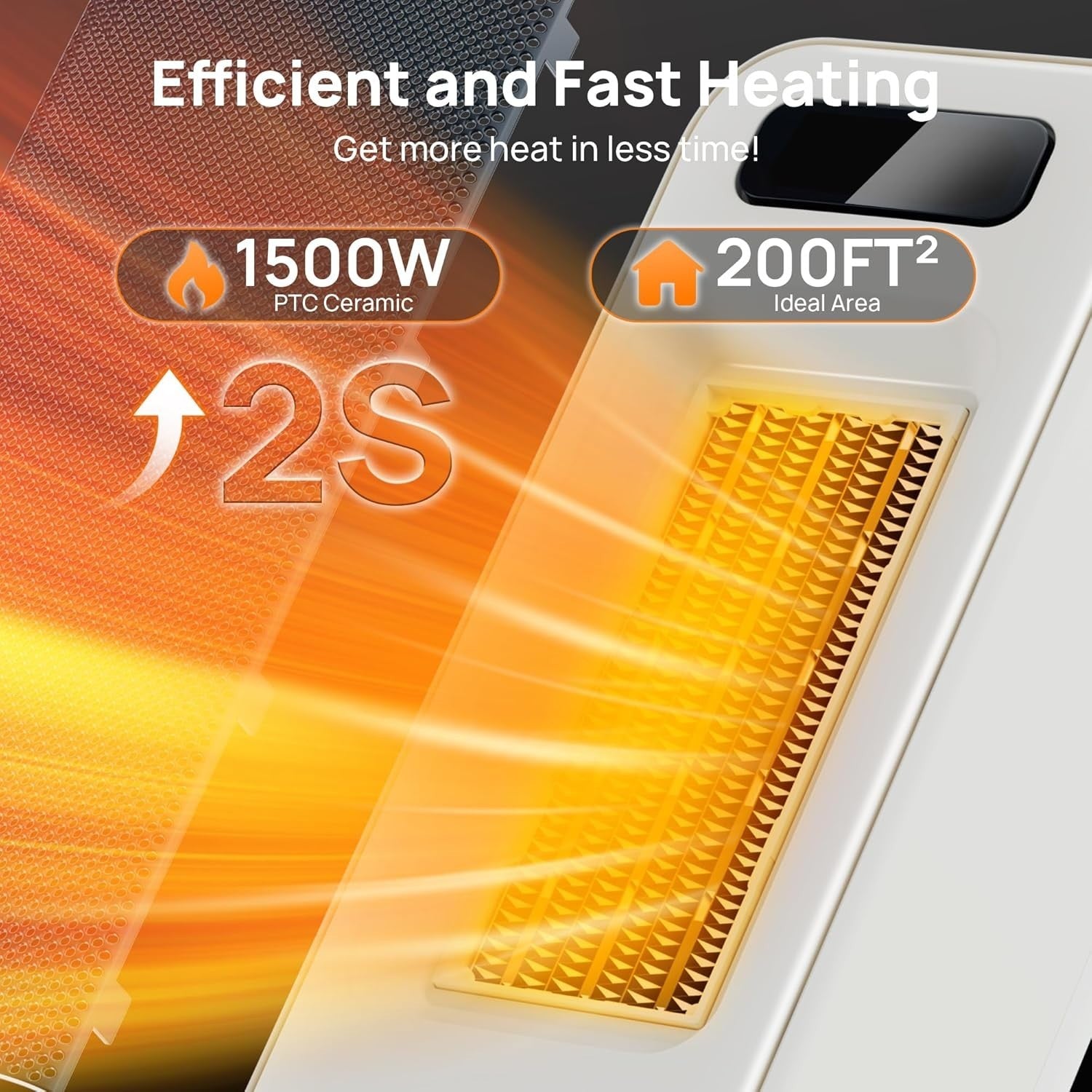1500W Smart Tower Heater WiFi Voice Control Energy Efficient Heater