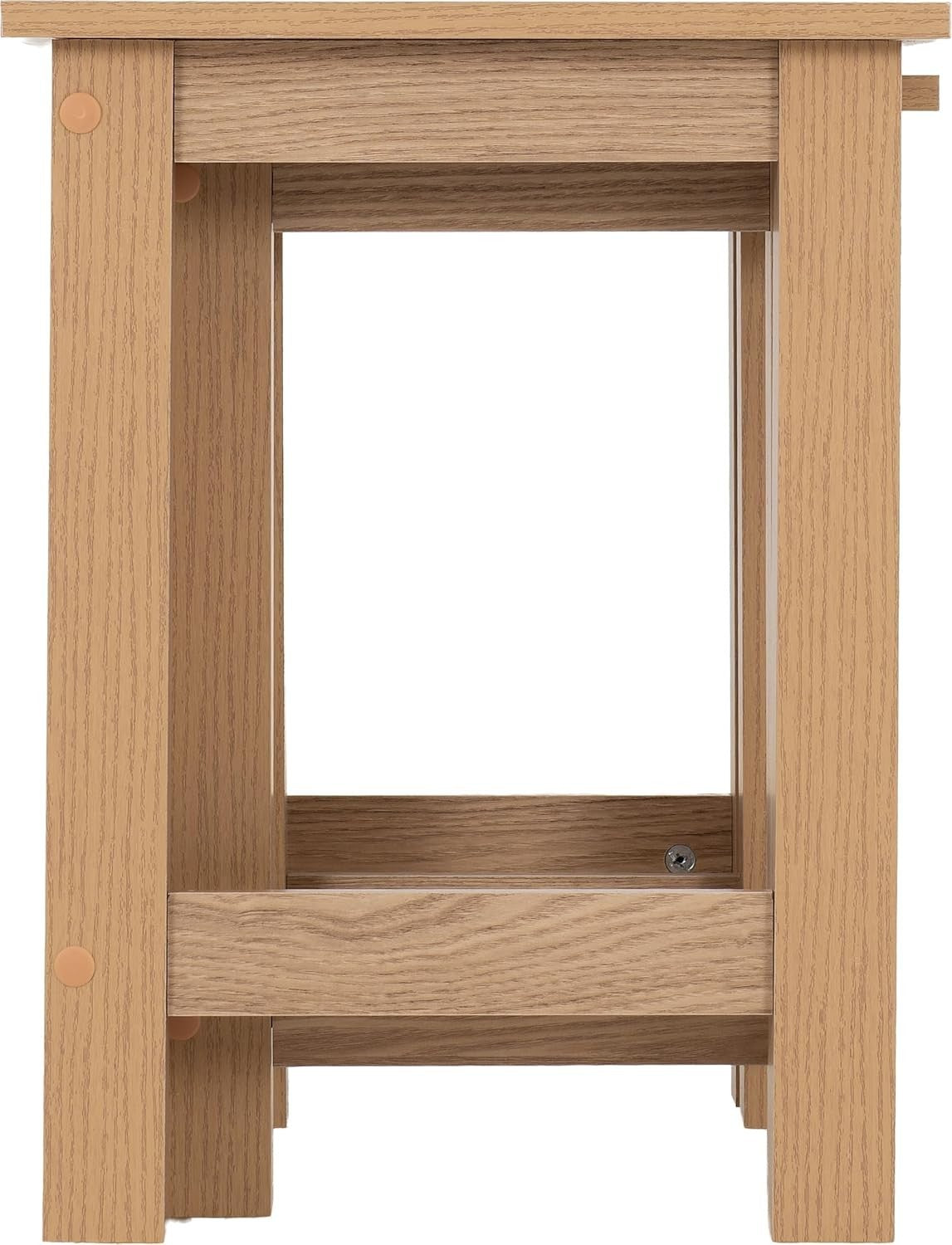 2X Space Saving End Tables | Rectangular Classic Nesting Side Lamp Table Set