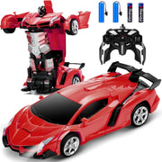 Robot RC Car 360° Spin Toy – Rechargeable Gift for Kids 3–8+