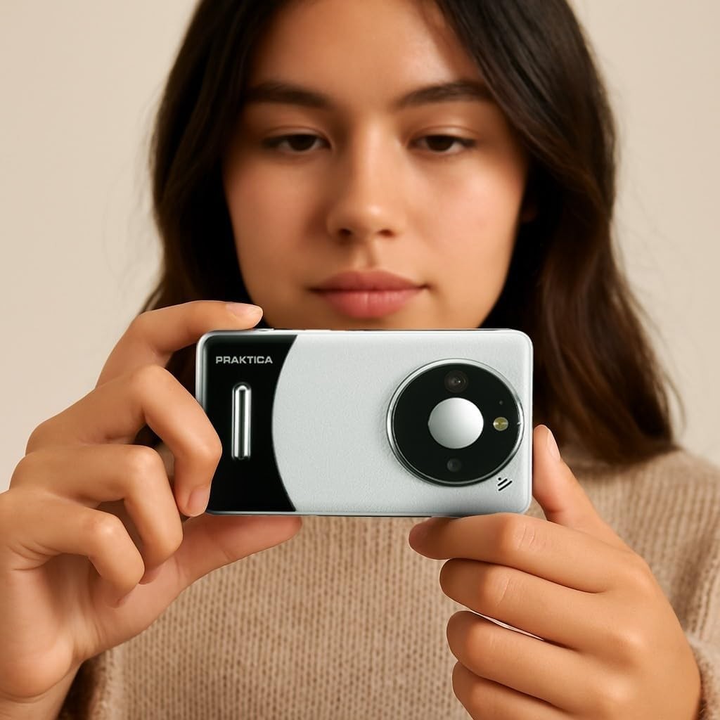 13MP Digital Camera 18X Zoom Full HD Selfie Kit White Camera