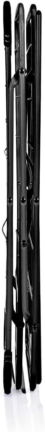 3 Tier Clothes Airer 14m Folding Laundry Drying Rack Indoor Compact Black