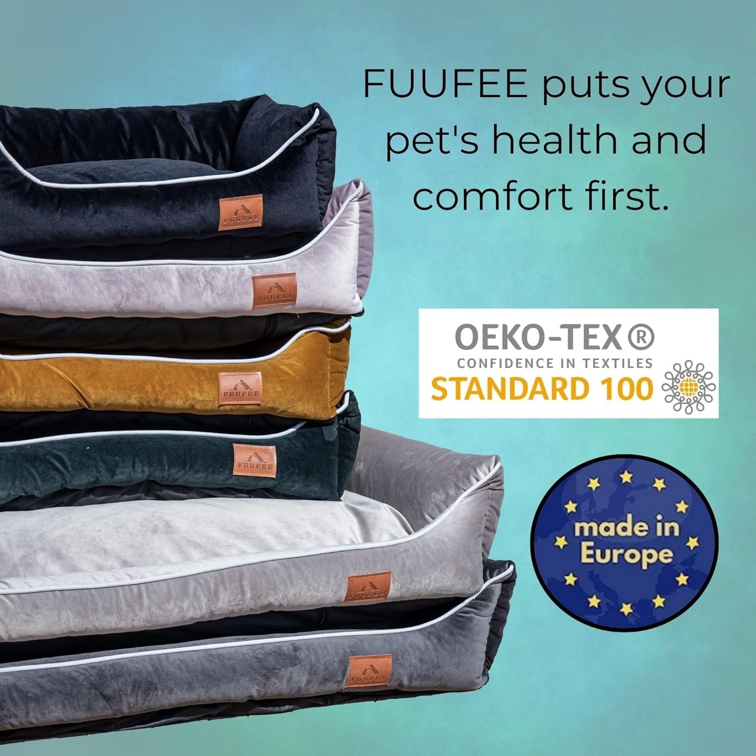 Luxury Dog Bed 100x80cm Orthopedic Washable Sofa