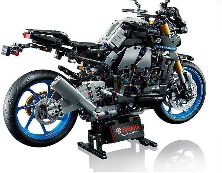 Motorcycle Building Blocks Kit 1478 PCS | Realistic Racing Model Gift