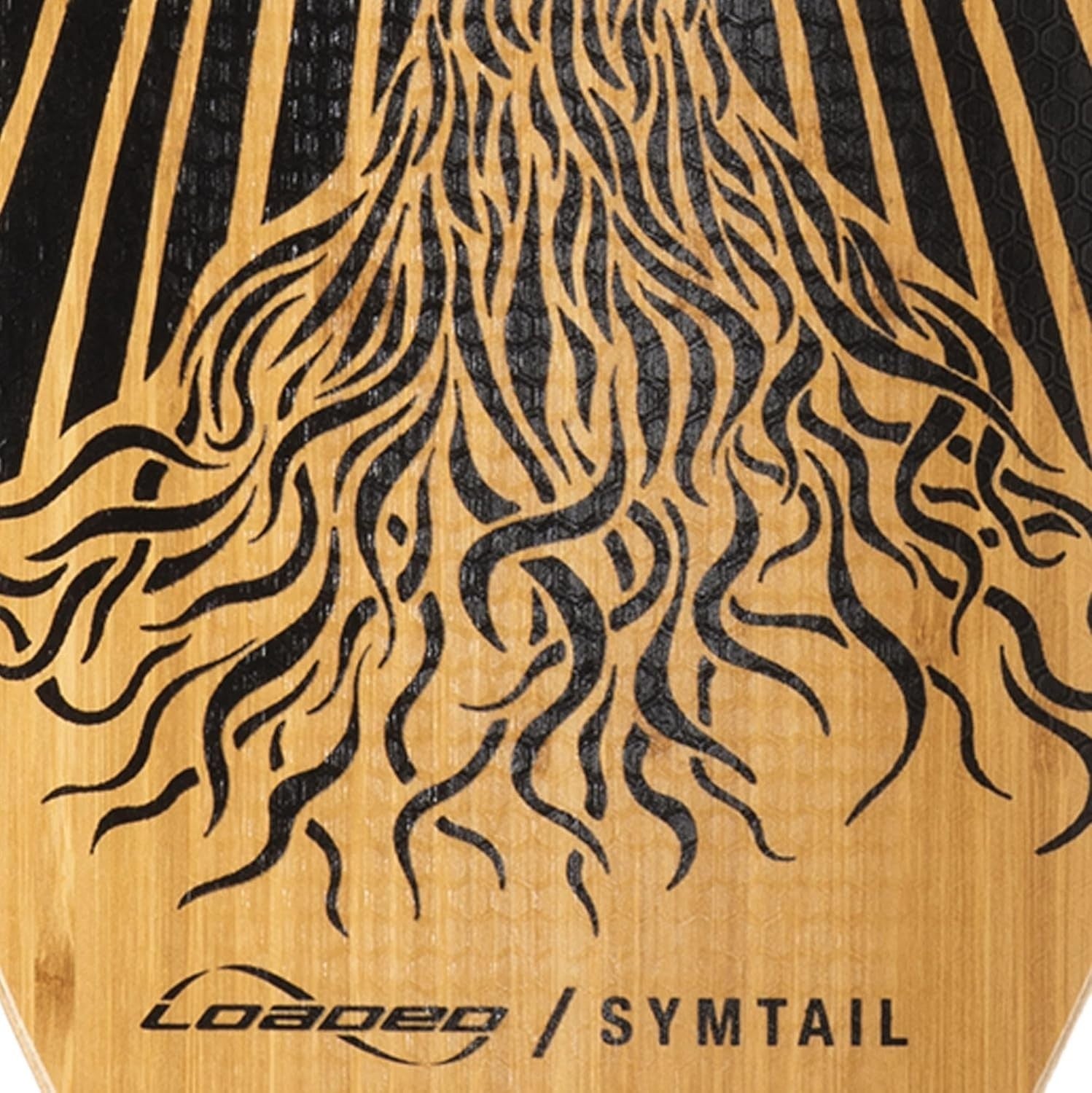 Symtail Longboard Deck 39.5" × 8.75" Bamboo Fibreglass Flex 2