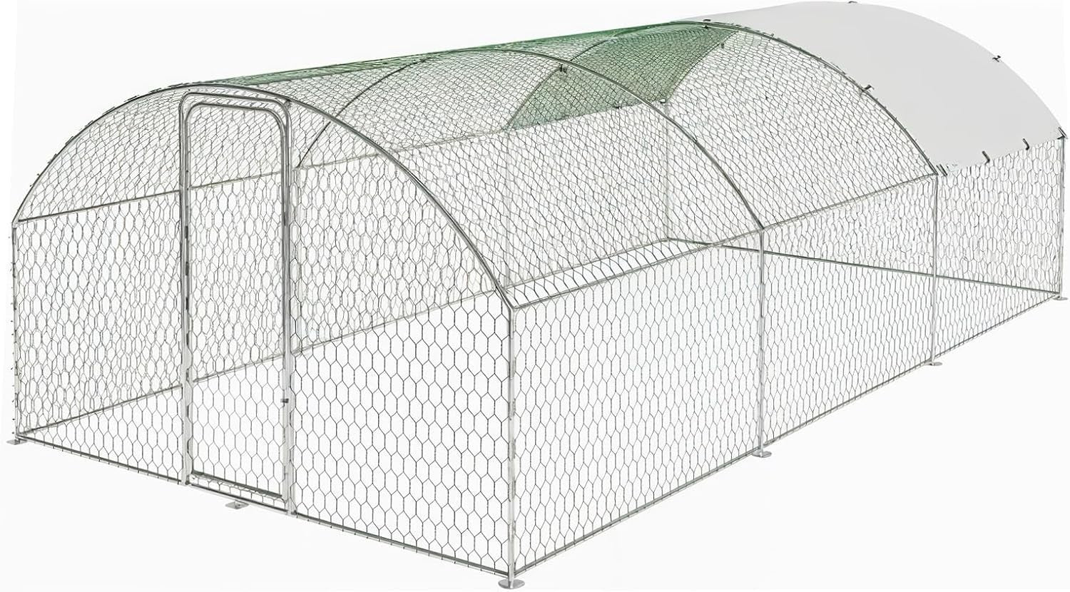 Large Walk In Chicken Run 5.8x3m Galvanised Poultry Pen