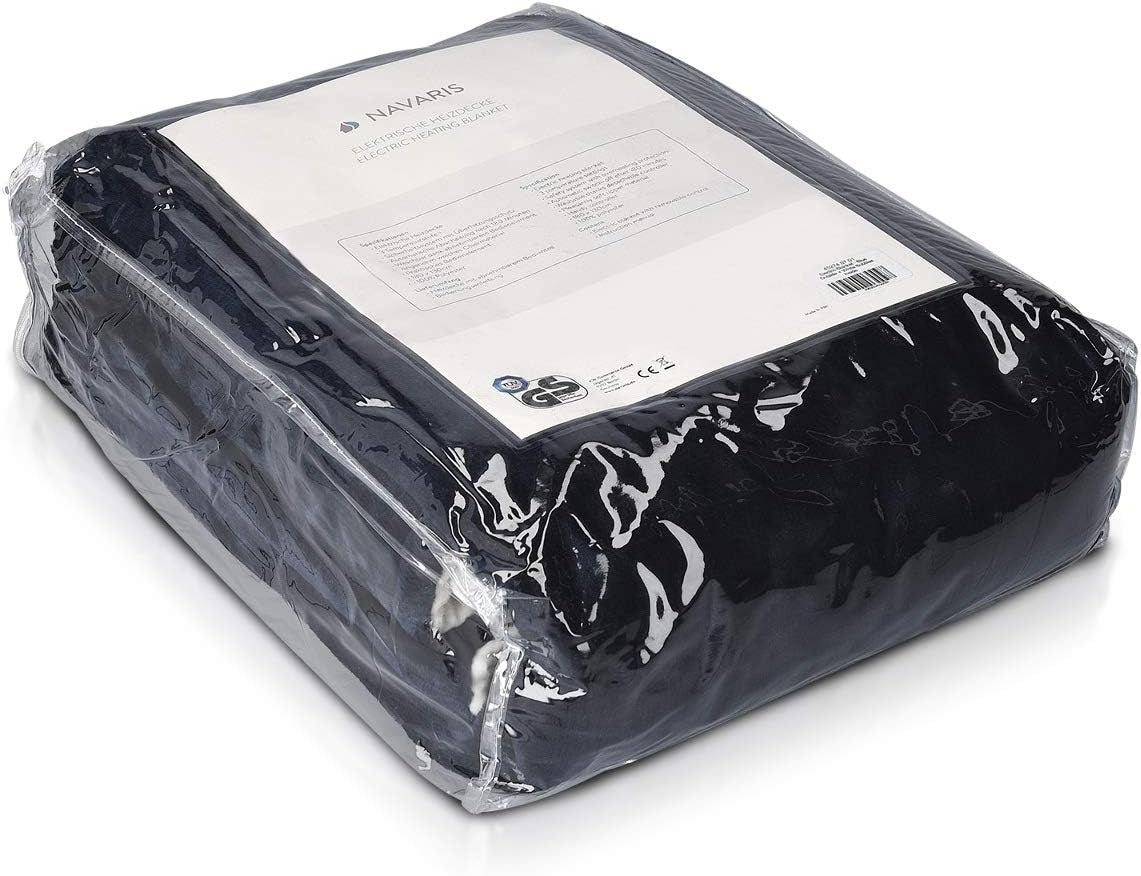 Electric Heated Throw Blanket 3 Heat Settings Auto Off Washable 180x130cm