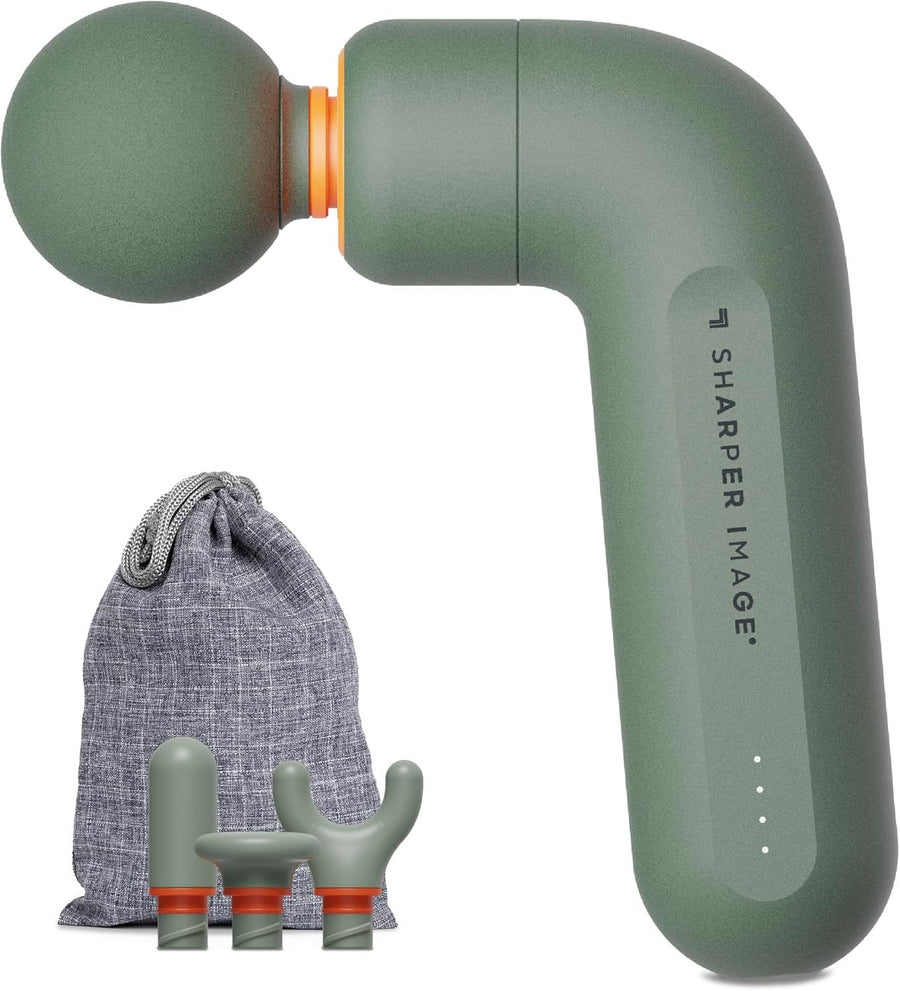 Compact Percussion Massage Gun Quiet Deep Tissue Muscle Recovery Portable