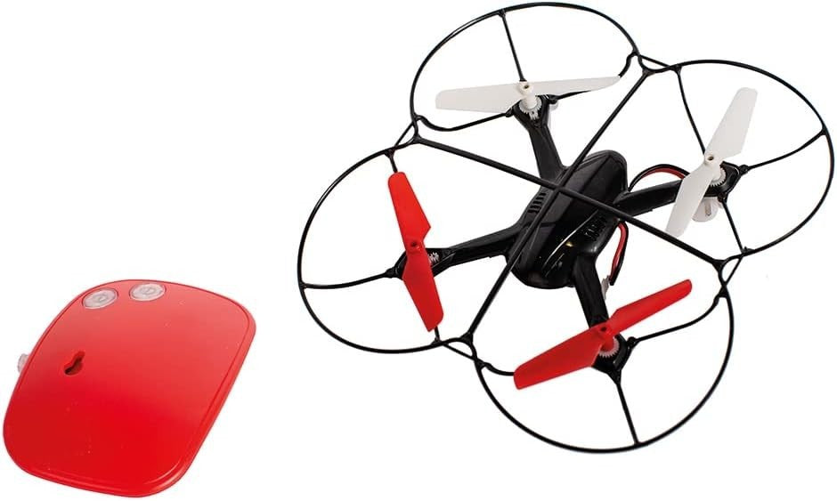 Motion Control Quadcopter Drone 360° Flip Rechargeable LED Hand Gesture Red