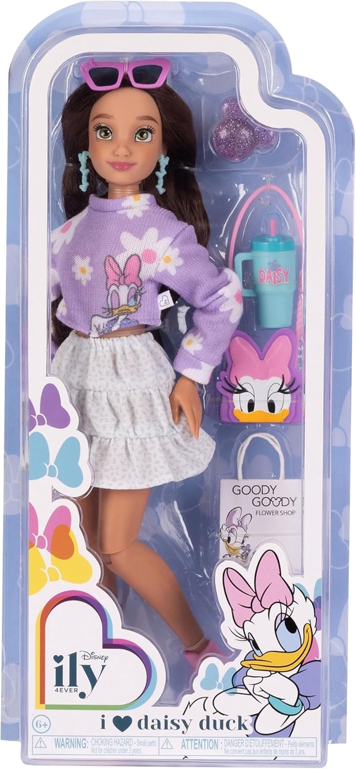 Fashion Doll with Articulated Joints Outfit Accessories Purse Bottle Gift