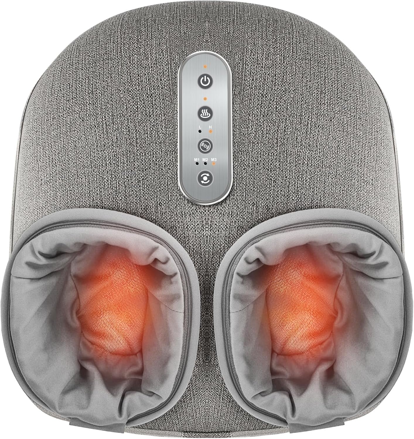 Foot Massager with Heat & Deep Kneading, Adjustable Intensity for Pain Relief