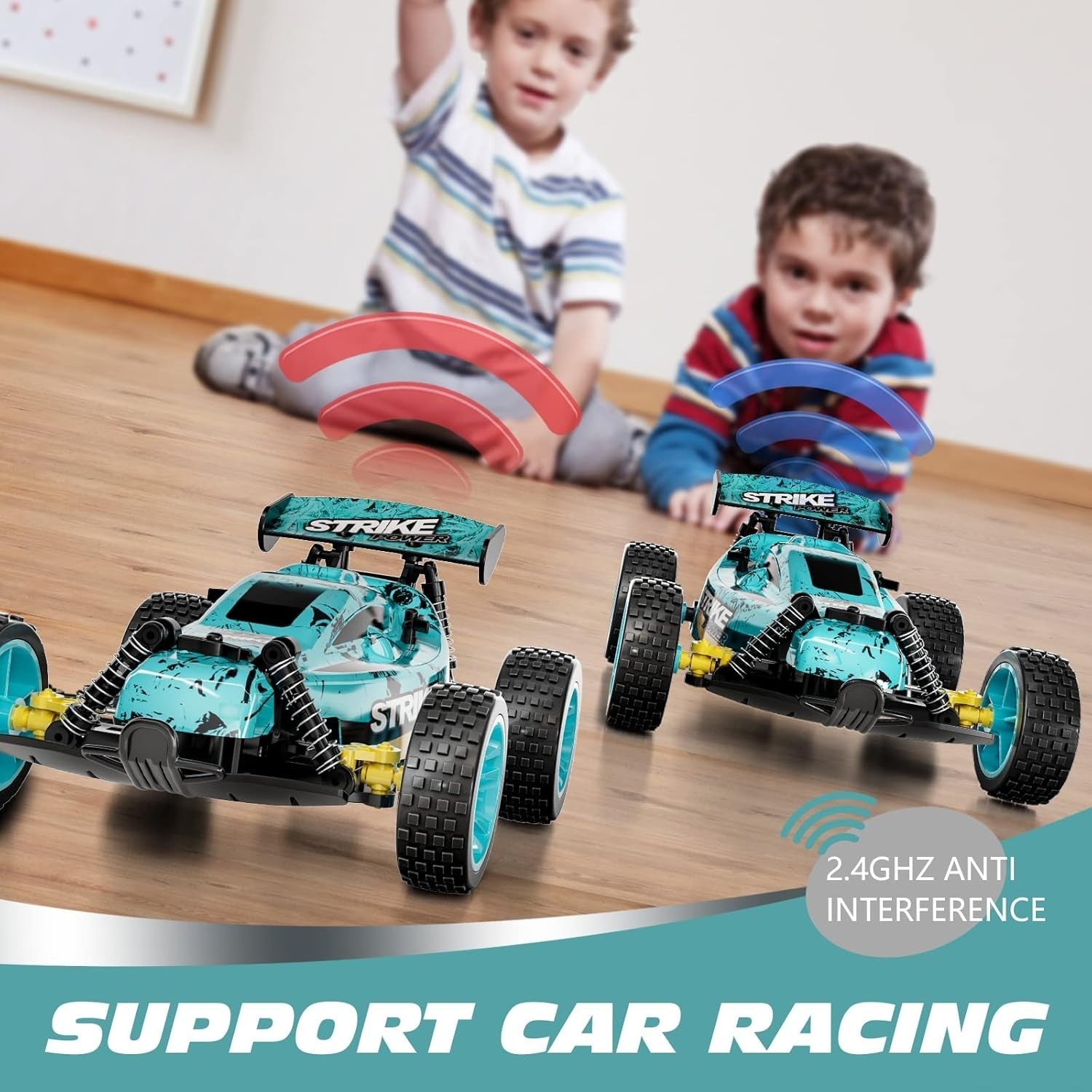 High Speed 1:18 RC Car 20KM/H 2WD Remote Control Off Road Buggy 50Min Playtime