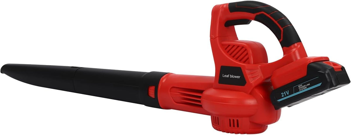 Cordless Leaf Blower 2 Batteries Lightweight Lithium Electric Garden Cleaner