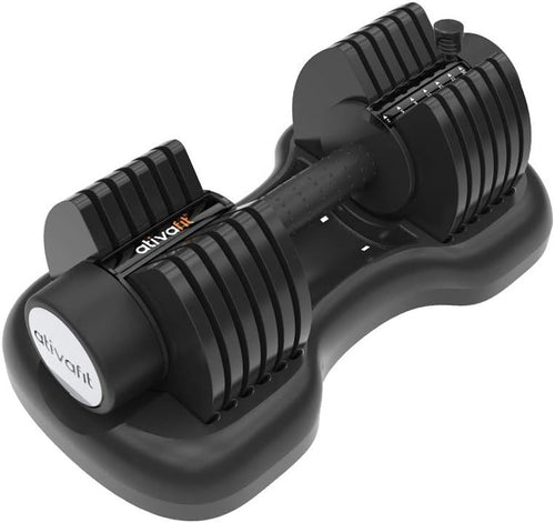20kg Adjustable Dumbbell Fast Dial Space Saving Safety Lock Home Gym