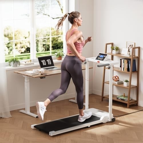 Home Office Foldable Treadmill 2HP Walking Jogging Pad LED Display