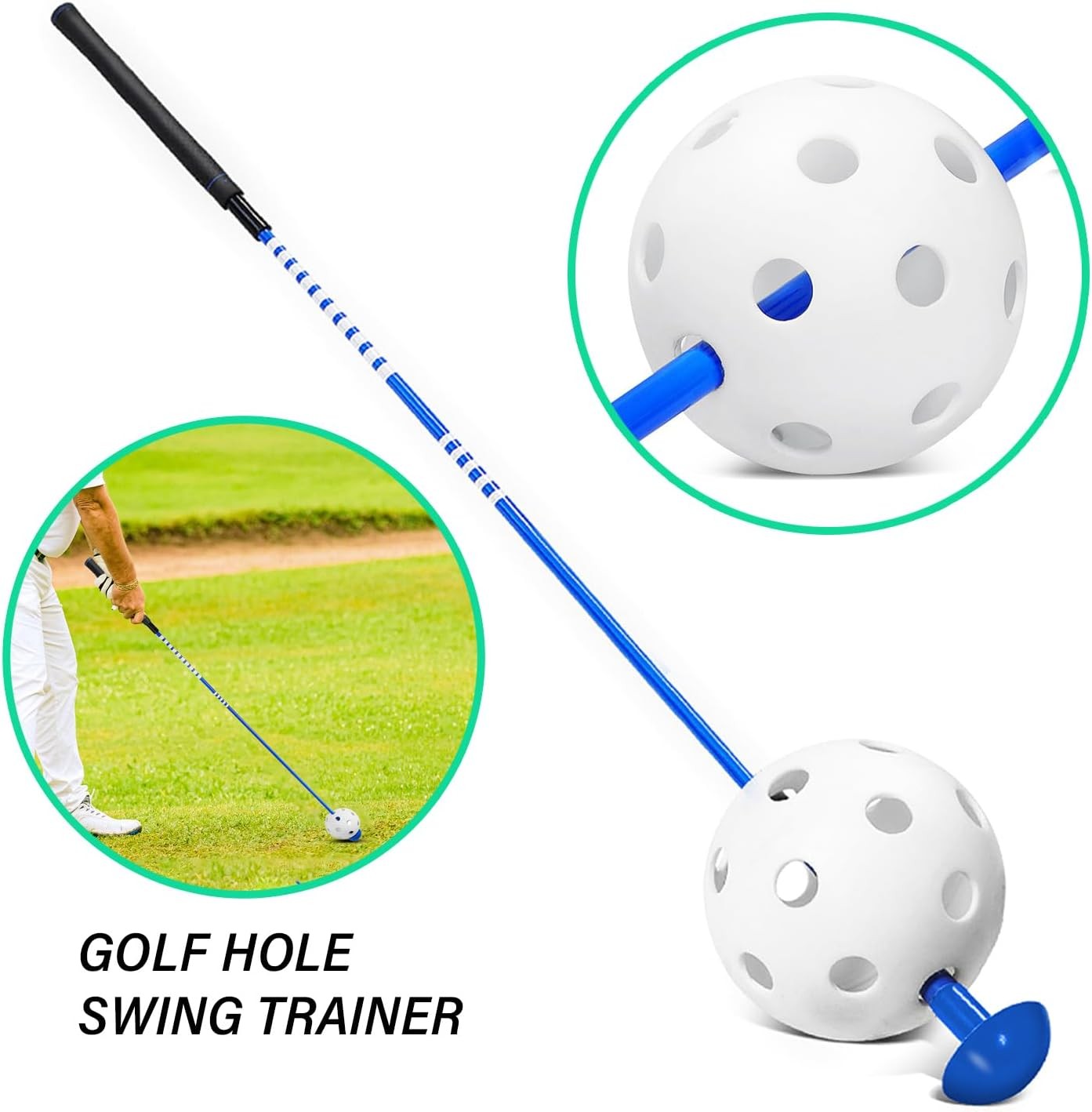 Golf Swing Stick Lag Trainer Warm Up Tempo Practice Aid