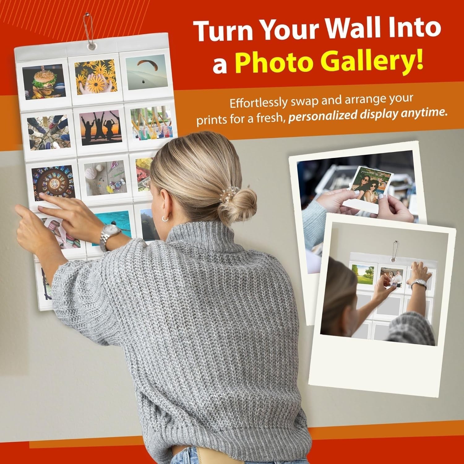 Polaroid Go Film Bundle 64 Colour Shots Wall Photo Album Kit