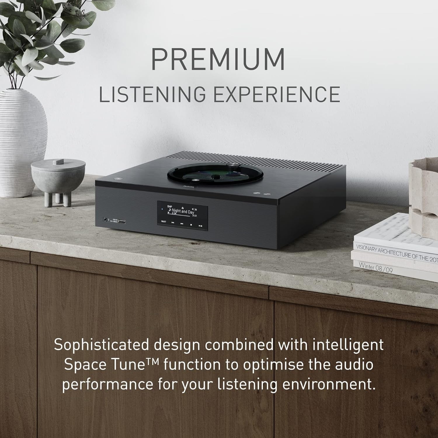 Network CD Receiver DAB+ Bluetooth WiFi AirPlay Phono USB