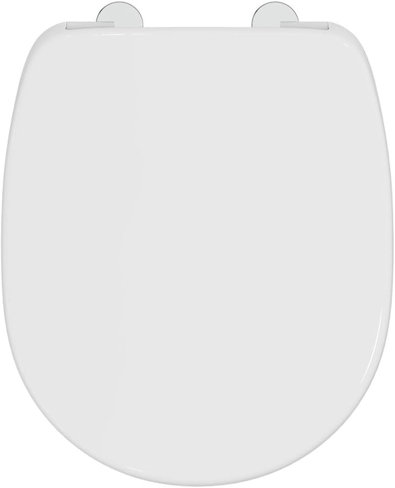 Concept Round Wrapover Toilet Seat White Gloss Soft Close Quick Release