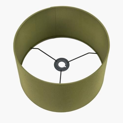 Sage Green Drum Lampshade 35cm Cotton Cylinder Shade Table Floor Lamps