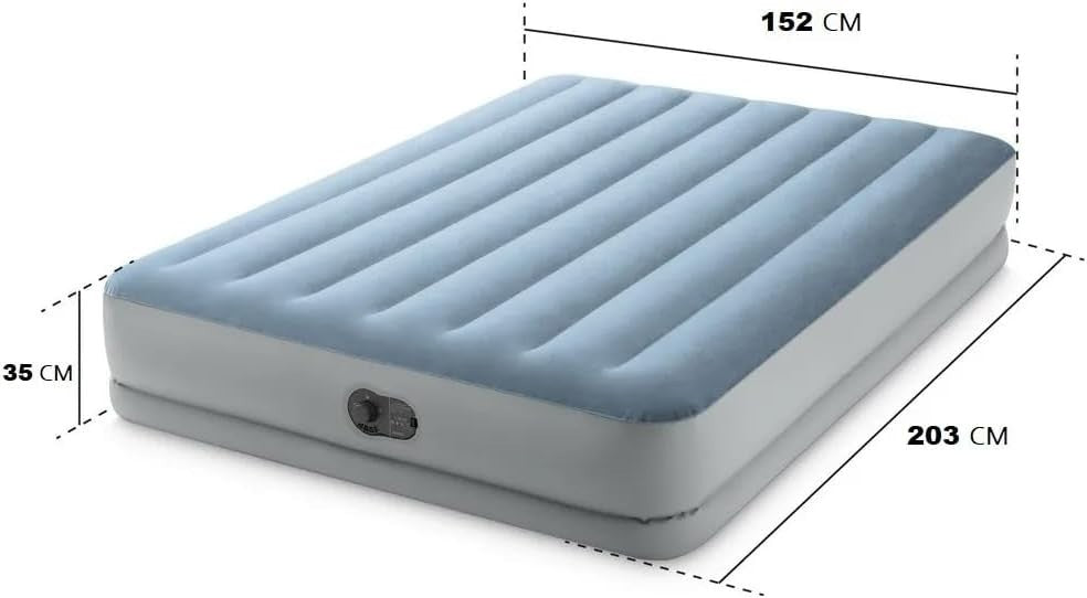 Queen Air Bed USB Pump 36cm High Portable Inflatable Mattress